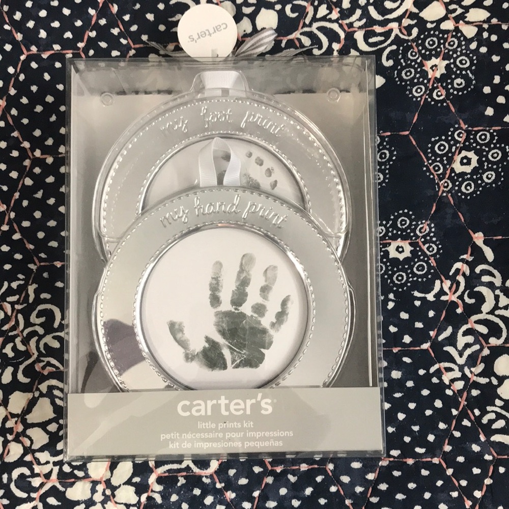 Little hand and food print kit for newborns